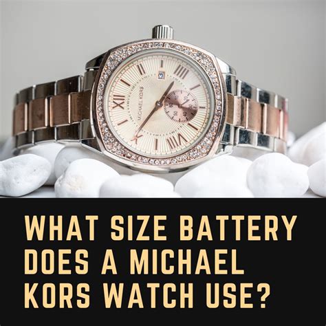 michael kors battery watch|michael kors watch battery list.